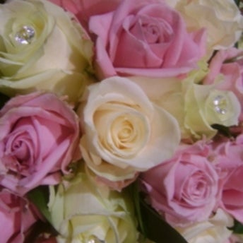 Bruidsboeket met rozen