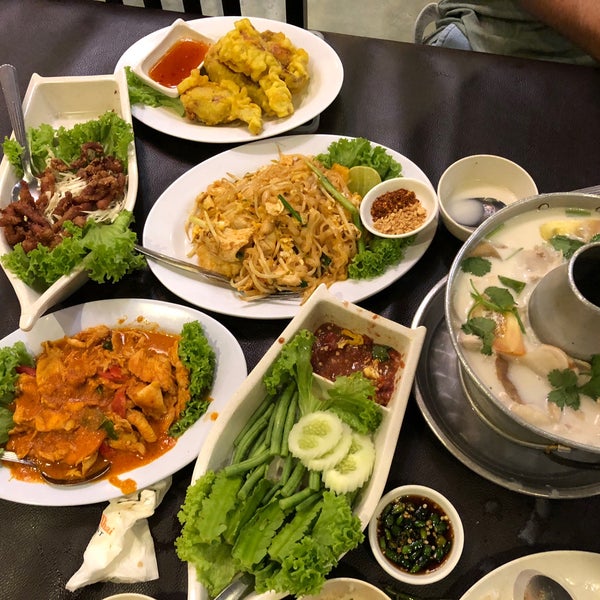 Outrageously good Thai dishes in a somewhat formal environment for Penang and prices to match — still cheap for the extraordinary food. Fried marinated pork strips a must try.