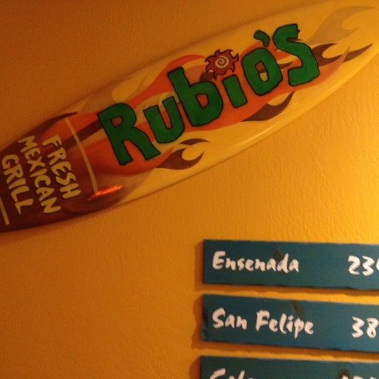 Photo taken at Rubio&#39;s Coastal Grill by Colin C. on 10/10/2012