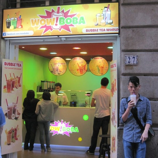 รูปภาพถ่ายที่ wow!boba: Bubble Tea World Barcelona โดย Ethan T. เมื่อ 10/18/2012