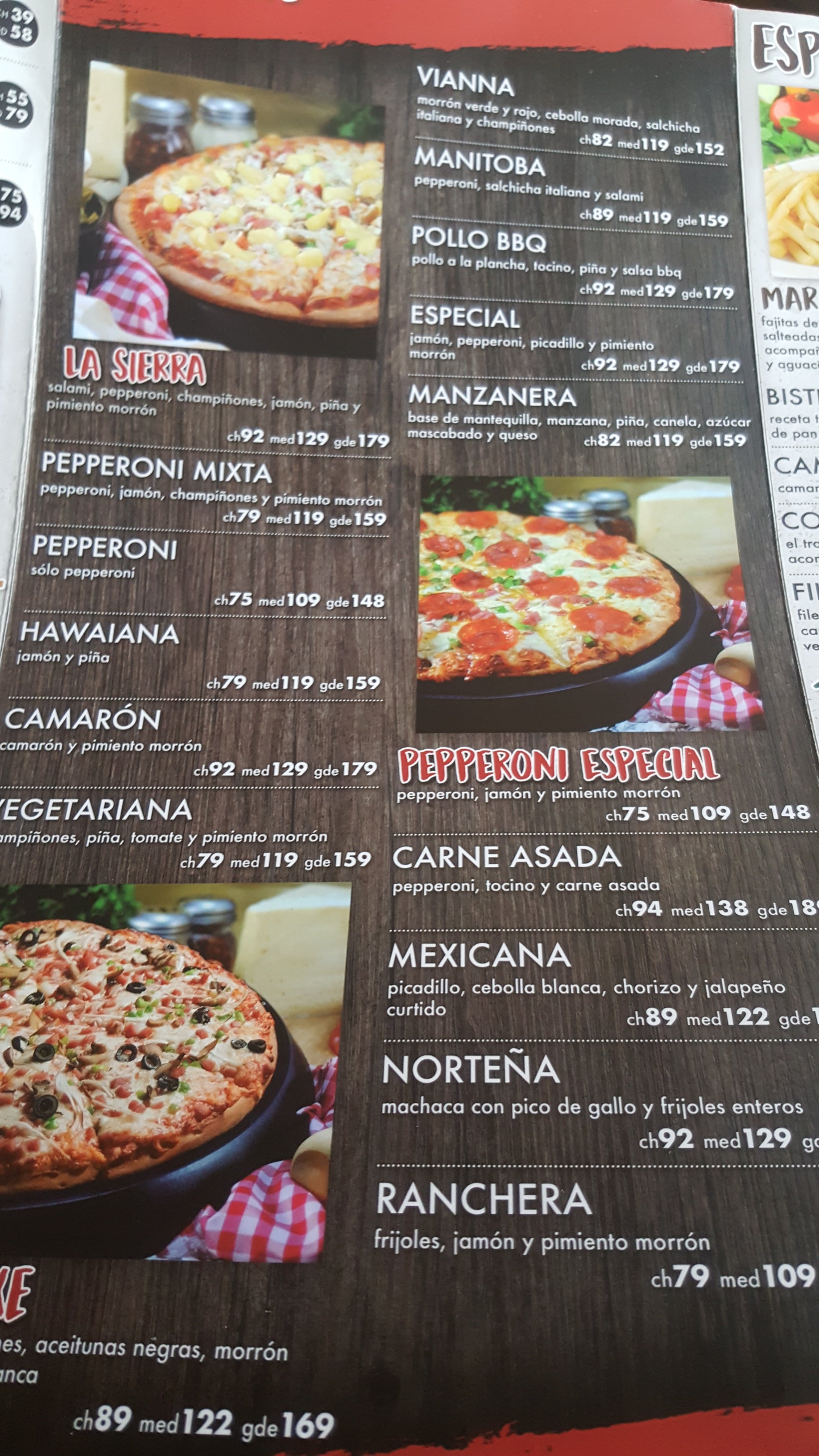 Pizzeria La Sierra Thiessen