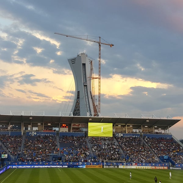 Photo taken at Stade Saputo by Maria .. on 7/24/2017
