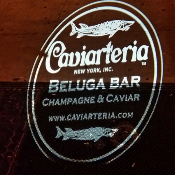 Photo taken at Caviarteria - Beluga Bar - Champagne &amp; Caviar Bar, Restaurant &amp; Lounge by Melody d. on 10/25/2014