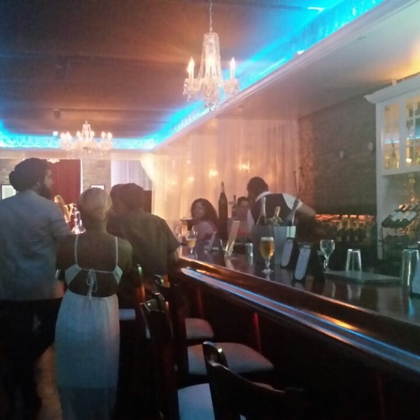 Photo taken at Caviarteria - Beluga Bar - Champagne &amp; Caviar Bar, Restaurant &amp; Lounge by Melody d. on 9/6/2014