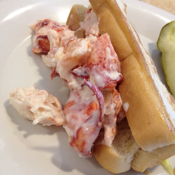 For one of the best lobster rolls around, you gotta try one of these.  It's cheap too! It's stuffed to the brim with large chunks of fresh lobster and mayo which tastes like lobster. Really the best!