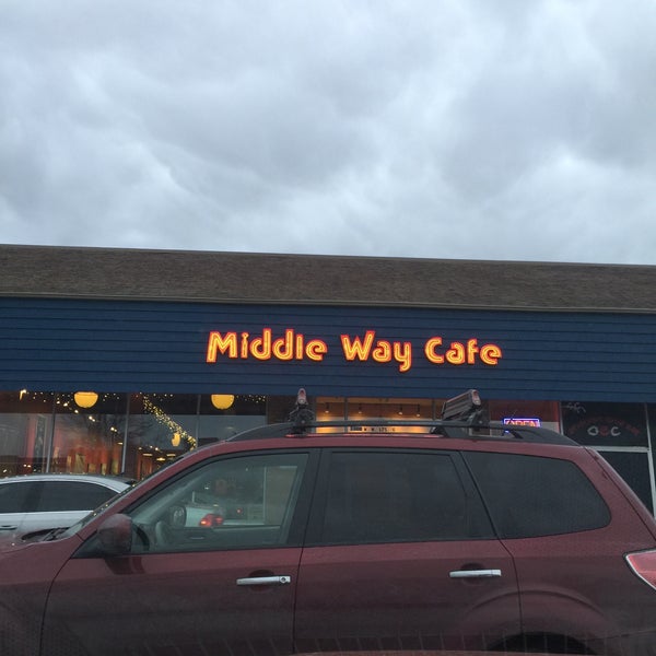 Photo taken at Middle Way Cafe by Patricia H. on 11/25/2015