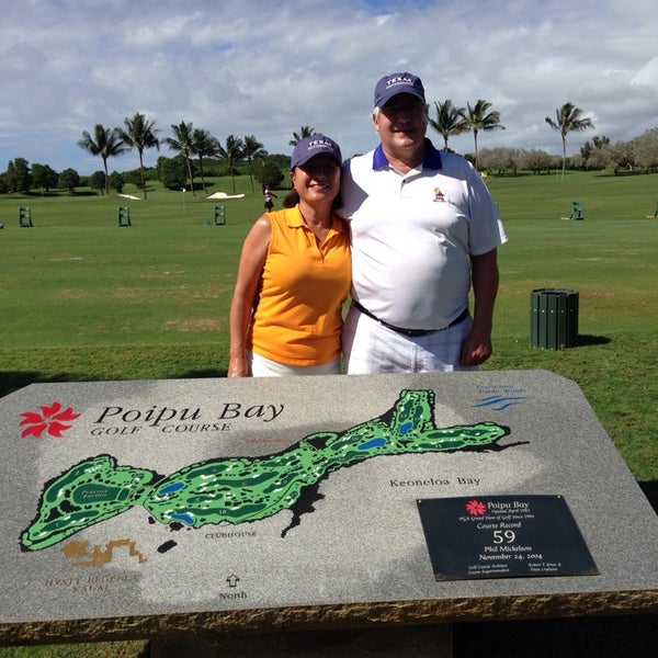 Das Foto wurde bei Poipu Bay Golf Course von George F. am 1/13/2014 aufgenommen