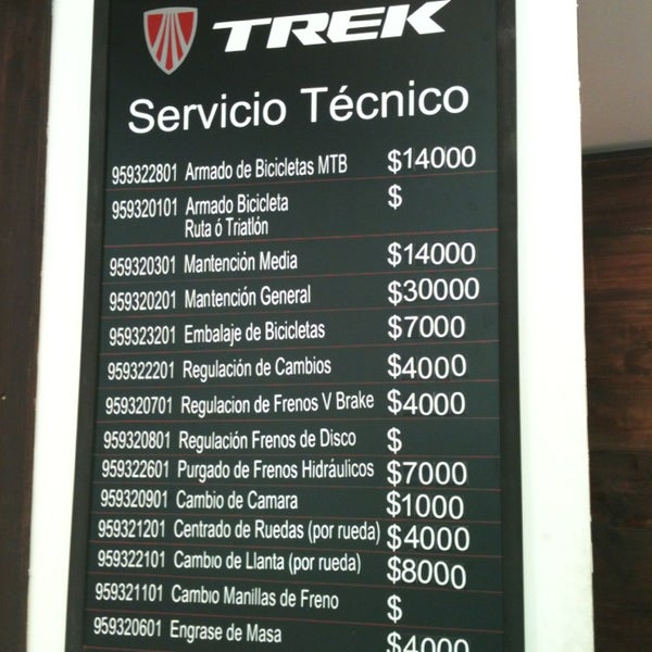 Mantencion trek clearance