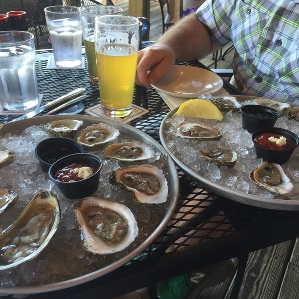 Photo taken at Boone&#39;s Fish House &amp; Oyster Room by Melissa S. on 8/30/2016