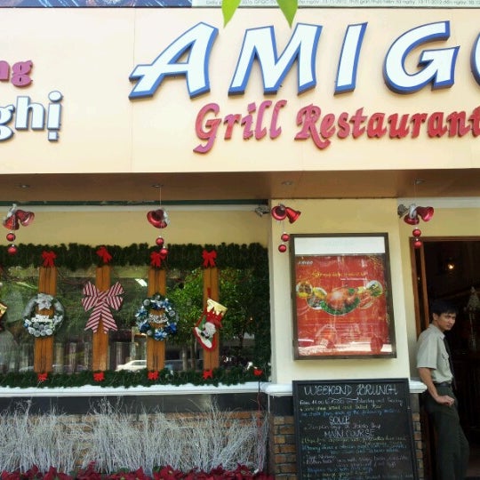 Photo taken at Amigo Grill &amp; Restaurant by Mizugi C. on 12/22/2012