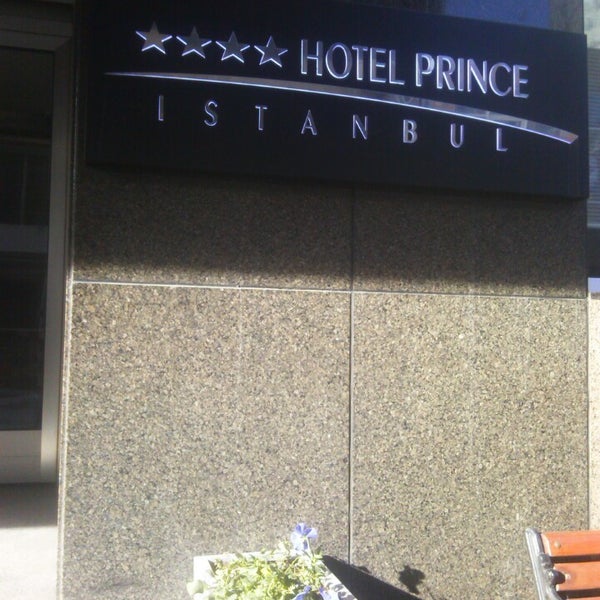Photo taken at Hotel Prince Istanbul by Sinan Ö. on 2/26/2015
