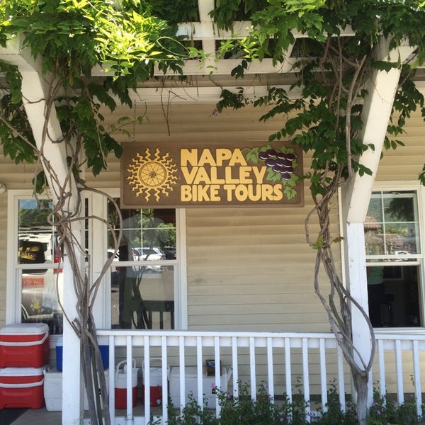 Photo taken at Napa Valley Bike Tours &amp; Rentals by Ken C. on 5/27/2014