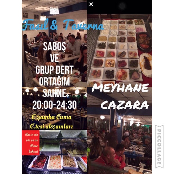 4/2/2016にBacardi Göl Resturant CafeがCazara Meyhaneで撮った写真