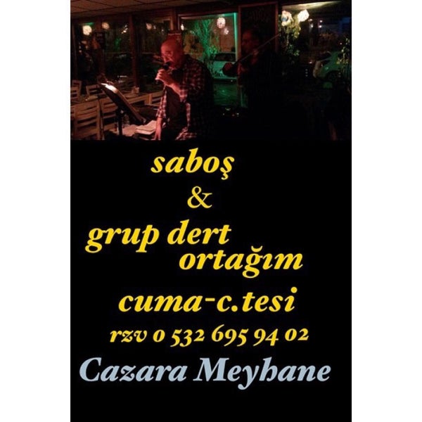 4/23/2016にBacardi Göl Resturant CafeがCazara Meyhaneで撮った写真