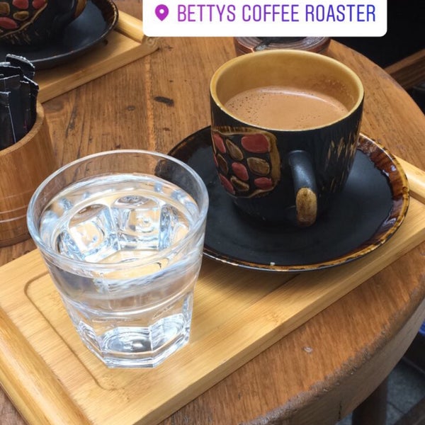 Photo taken at Bettys Coffee Roaster by Fatih S. on 7/20/2018