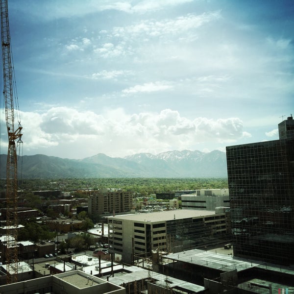 Photo taken at Salt Lake City Marriott City Center by Pandora K. on 4/23/2015