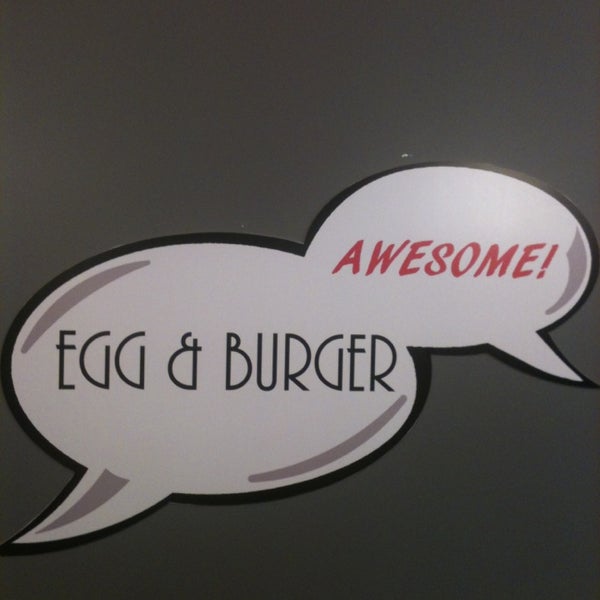 Снимок сделан в Egg &amp; Burger пользователем Shimlâ H. 2/17/2013
