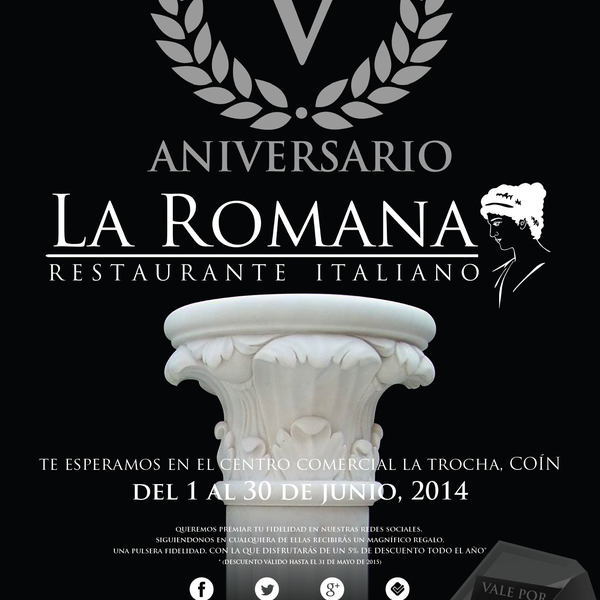 Foto tomada en LA ROMANA Restaurante Italiano  por LA ROMANA Restaurante Italiano el 6/4/2014