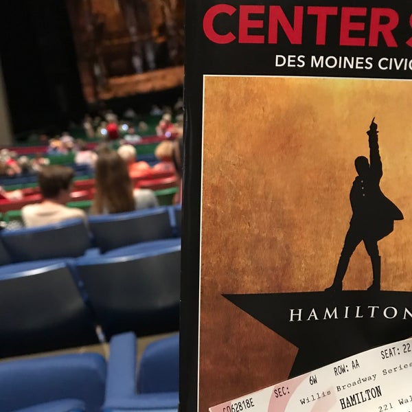 Des Moines Civic Center Seating Chart Hamilton Matttroy