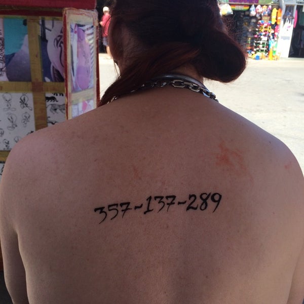 The AstroDyke Schrödinger equation the tattoo