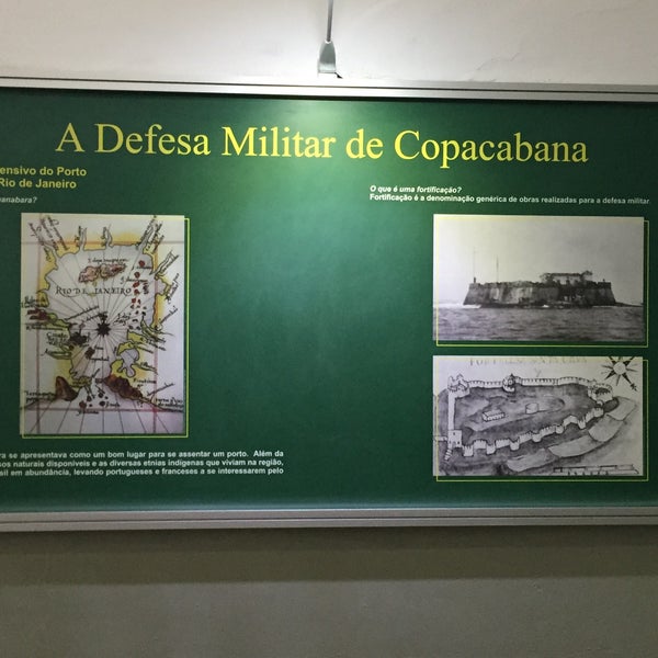 Photo taken at Fort Copacabana by Greice M. on 7/23/2015