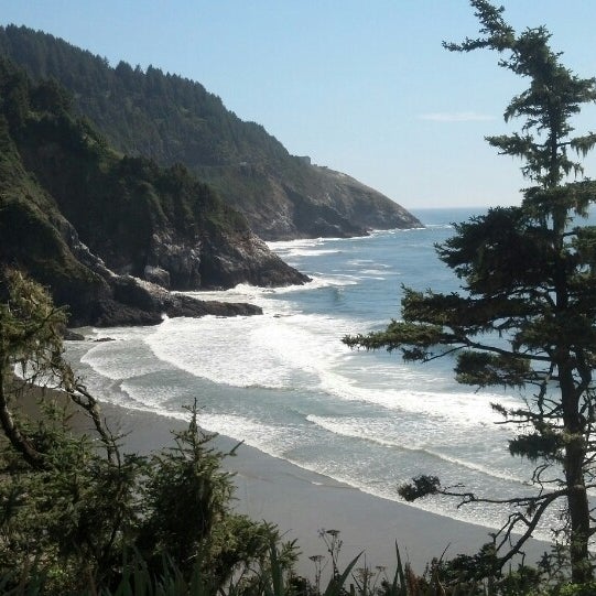 Photo taken at Heceta Lighthouse Bed &amp; Breakfast by Annie M. on 8/21/2014