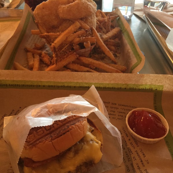 Photo taken at BurgerFi by Stacy P. on 2/1/2015