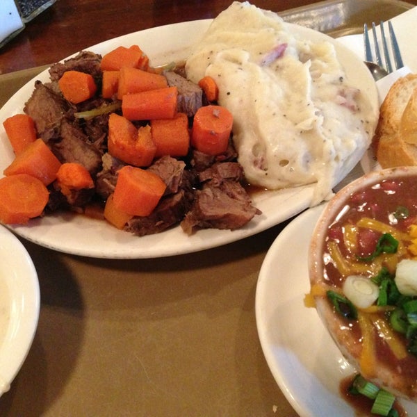 Mmm pot roast and red beans.