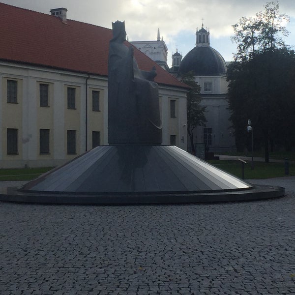 Photo taken at Monument to King Mindaugas by Fred P. on 9/24/2018