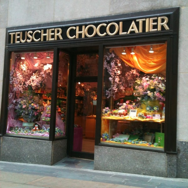 Photo taken at teuscher Chocolates - Rockefeller Center by MaryAnn D. on 4/27/2013
