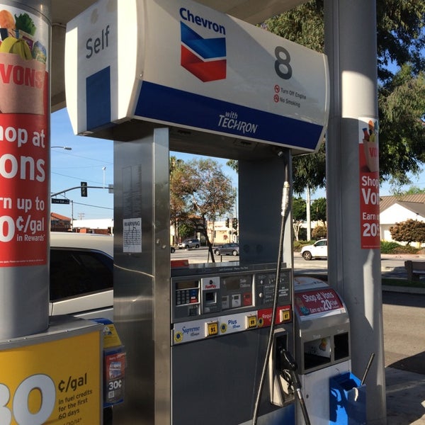 Chevron Gas Station in Arcadia