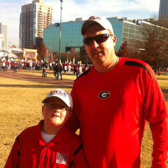 Photo taken at ESPN College GameDay by Chaz P. on 12/1/2012
