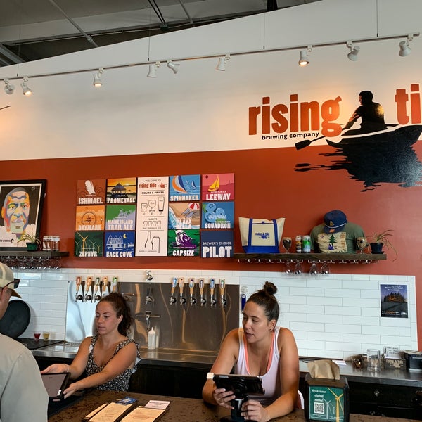 Photo taken at Rising Tide Brewing Company by Phil M. on 8/7/2022