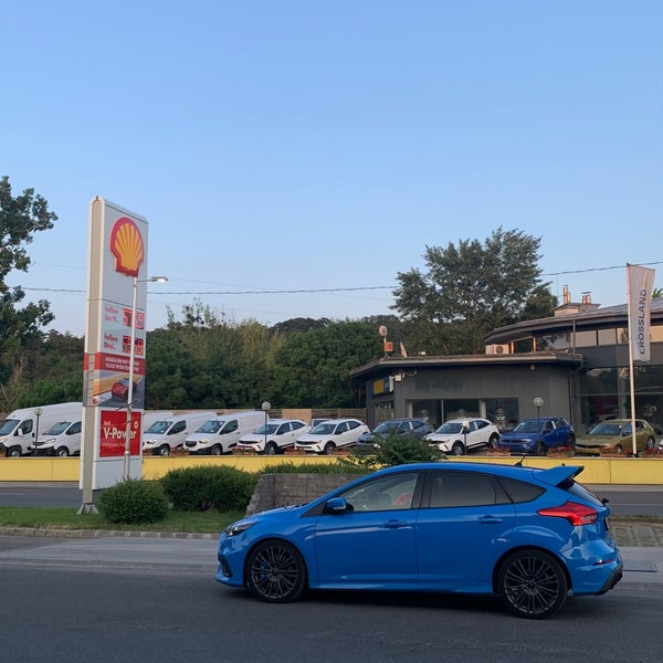 Shell Blue Gasoline Shell