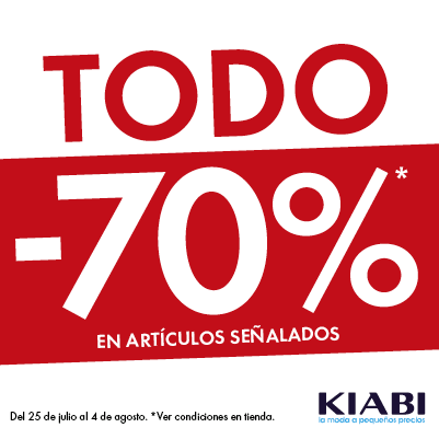 ¡Aprovecha las rebajas de hasta el 70% de descuento en Kiabi!