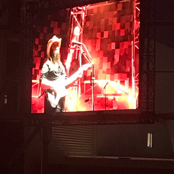 Photo taken at Budweiser Stage by Murphy on 8/18/2019