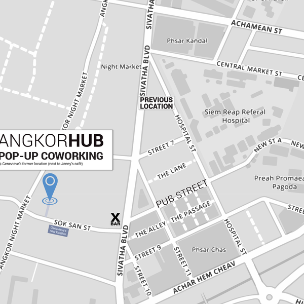 Foto tirada no(a) AngkorHub - Coworking Siem Reap por AngkorHub - Coworking Siem Reap em 3/10/2015
