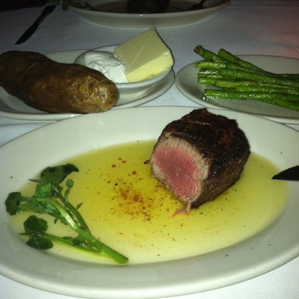 Photo taken at Lewnes&#39; Steakhouse by Billy S. on 3/22/2013