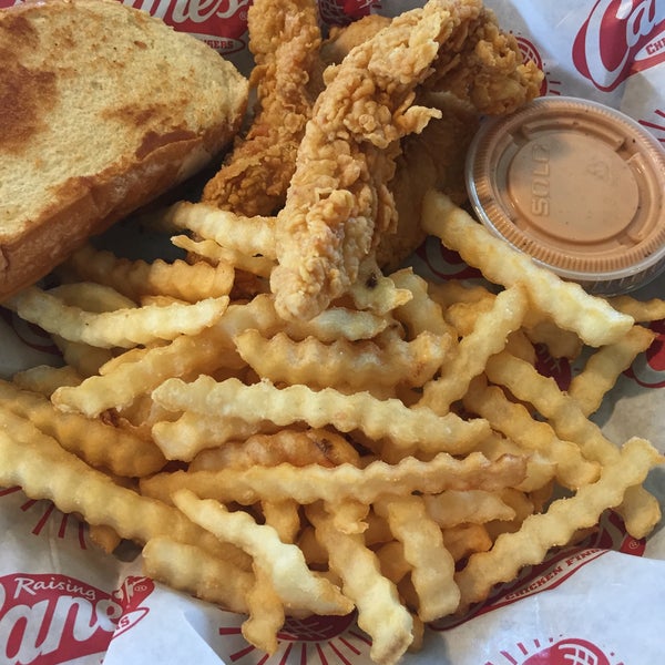 Photo taken at Raising Cane&#39;s Chicken Fingers by Sofia M. on 7/26/2015