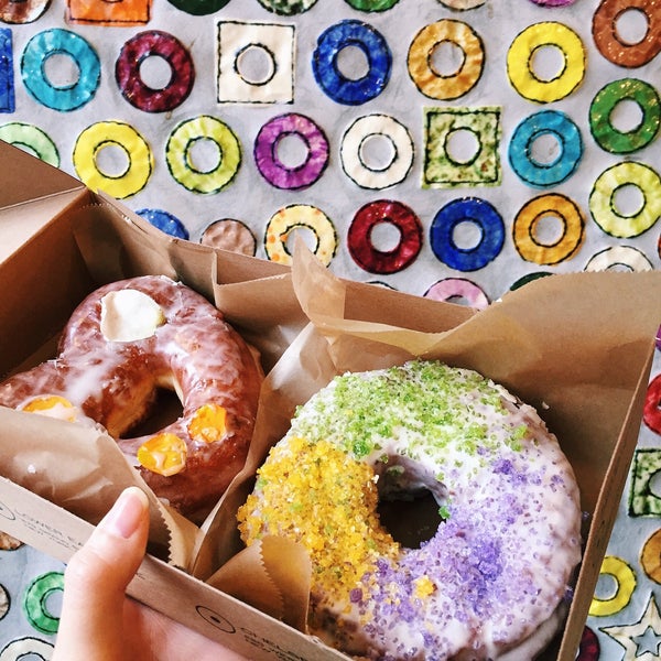 Don't miss their limited edition flavors -- like this Mardi Gras king cake!
