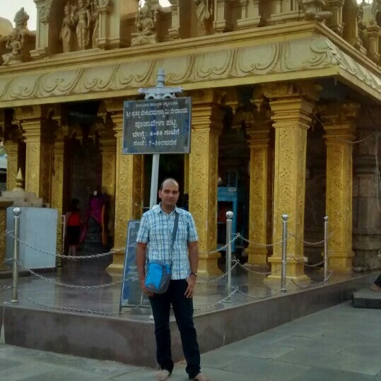 Photo taken at Chikka Tirupathi Temple by Mahesh D. on 3/25/2016
