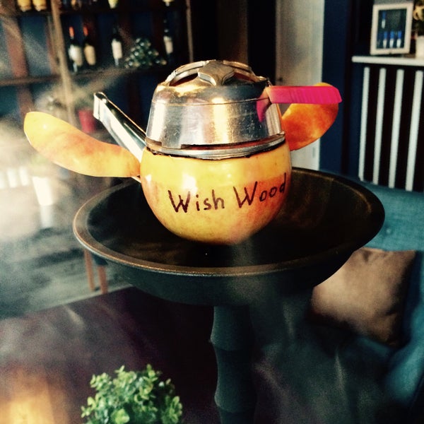 Photo taken at Wish Wood Bar &amp; Smoke by Leonid P. on 1/27/2015