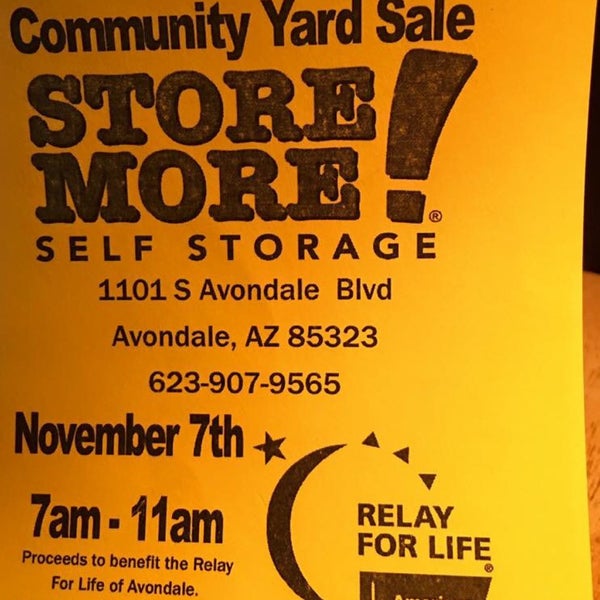 Avondale Self Storage Dandk Organizer