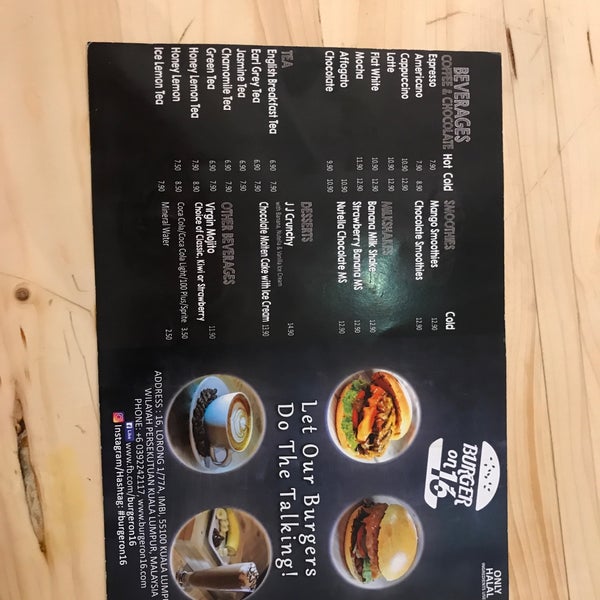 Photo taken at Burger On 16 by Tham M. on 3/22/2018