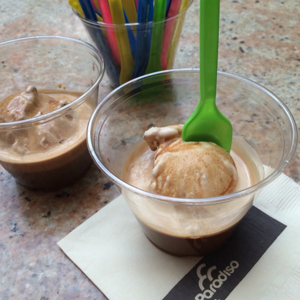 Totally authentic Italian gelato! Try the affogato (with any flavor gelato you like) - it's a delicious afternoon pick-me-up!