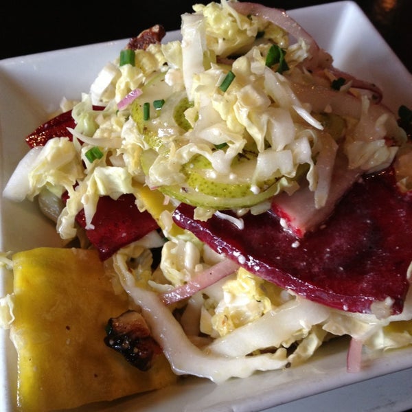 The Shaved Veggie salad is the best salad on the menu.