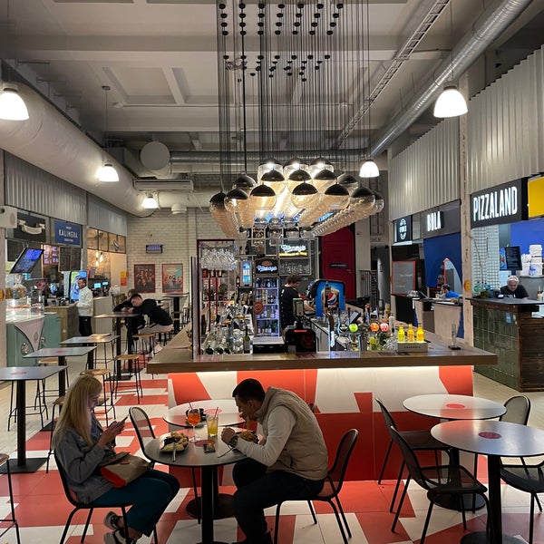 Downtown Food Hall Food Court in Vilnius