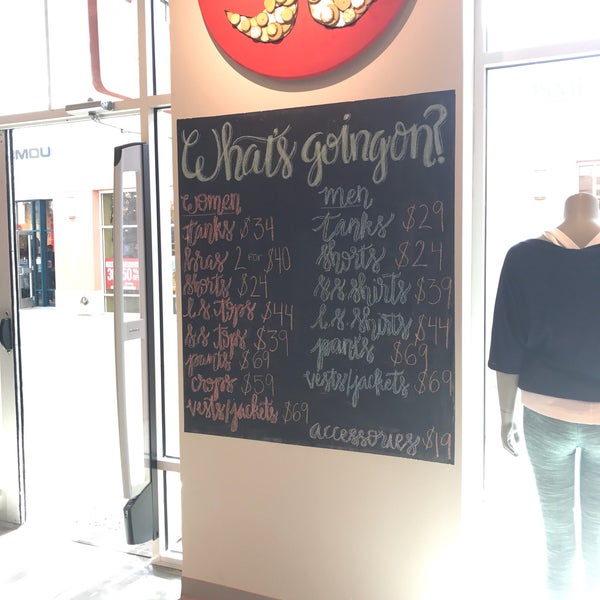 lululemon at tanger outlets