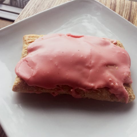 The flavors of the sizable Pop-Tarts are seasonal—maple brown sugar usually shows up during fall and winter, and strawberry during spring. They're decadent enough to share three ways.