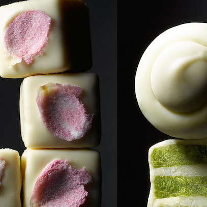 When it comes to stunning presentation and absolutely divine confectionary delights, look to none other than Valerie Gordon of Valerie Confections. Try their lemon pansy petit four.